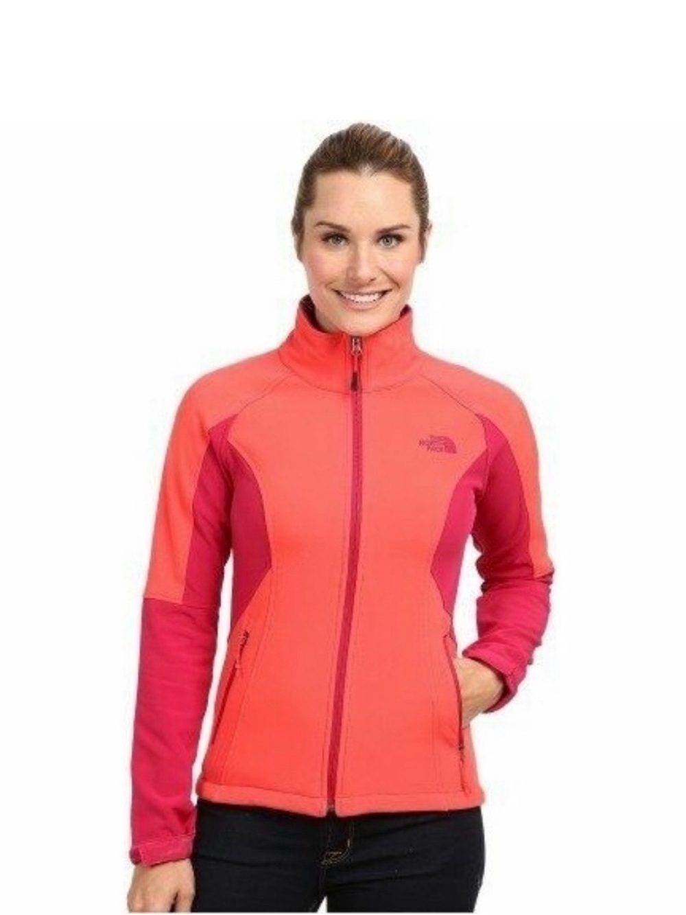 The North Face Women's Pink & Coral Lightweight Hooded Jacket